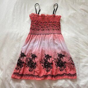 Y2K Whimsical Sequin Babydoll Top